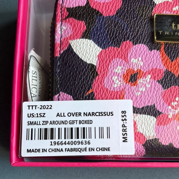 Trina Turk Zip Around Floral Wallet - Picture 6 of 10